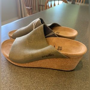 Birkenstock Papillio Namica slip on wedges, Euro size 40, US size 9